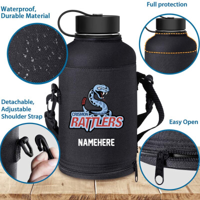 64oz Personalized Water bottle with case Thumbnail