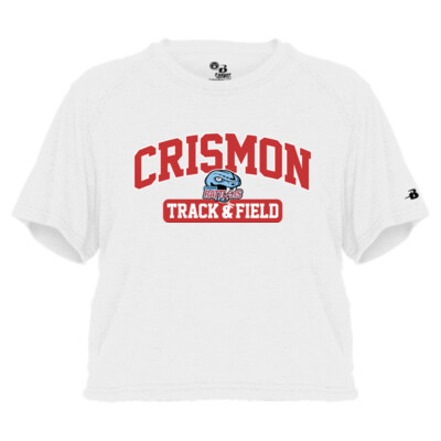Ladies Triblend Crop Tee - Crismon 2 Thumbnail