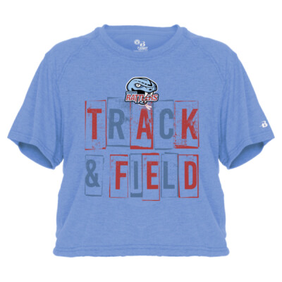 Ladies Triblend Crop Tee - Track&Field Thumbnail