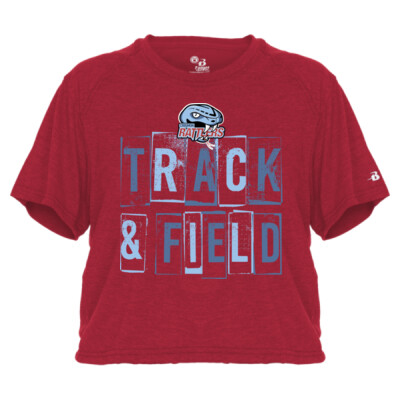 Ladies Triblend Crop Tee - Track&Field 2 Thumbnail